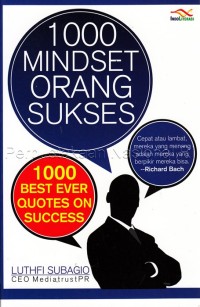 Image of 1000 mindset orang sukses