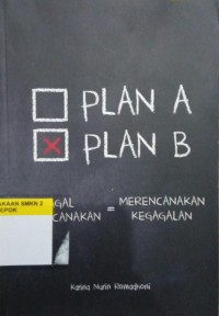 Image of Plan A Plan B Gagal Merencanakan = Merencanakan Kegagalan
